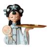 Chinese Palace Girl Figurine Home Iving Room Cookie Fruit