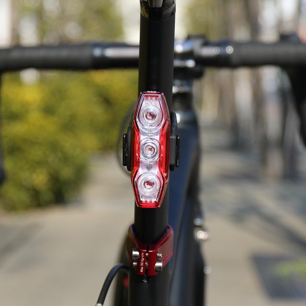 Cat Eye ViZ300 Rechargeable Bicycle Tail Light 300 Lumens Type-C Mountable Safety Light