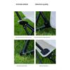 Adjustable Recliner Portable Camping Chair Outdoor Beach Fishing Chair Steel Frame Lightweight Folding Stool