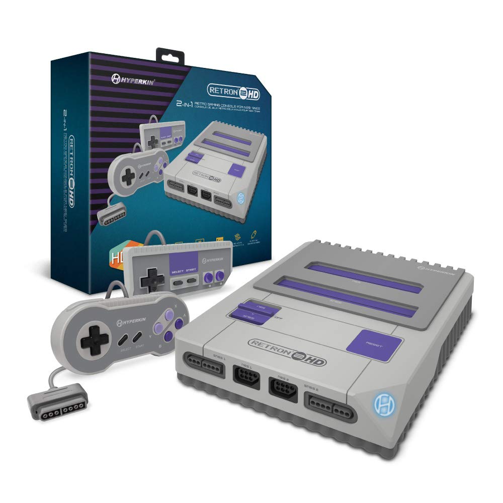 

Игровая консоль Hyperkin RetroN 2 HD для Super Super NES/NES/Famicom(Серый)