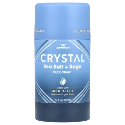 CRYSTAL, Magnesium angereichertes Deodorant, Meersalz + Salbei, 2,5 oz (70 g)