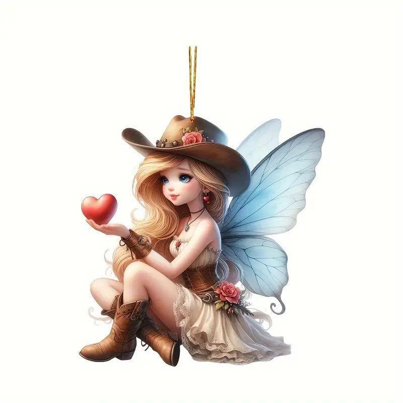 

Мультяшный Акриловый Милый Стиль Украшение Зеркала Заднего Вида Брелок Для Интерьера Автомобиля