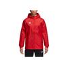 Adidas Performance Core 18 Rain Jacket Breathable Comfortable Soft Long Sleeve Jacket Men Jacket Energy-Red White CV3695
