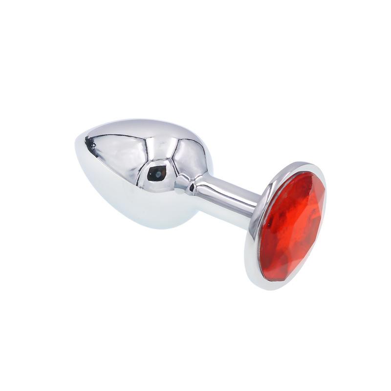 Large Metal Butt Plug Back Court Sex Toys Anal Dilatation Device Sex Tools Adult Toys Butt Plug Imitation Dust Bag Packaging