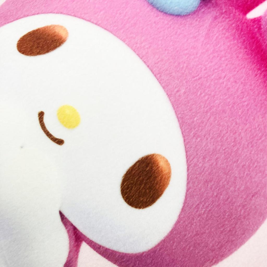 MORIPiLO Sanrio Characters My Melody Body Pillow Micro Fabric Plush Toy Nap Pillow 30x40x10cm Pink by Morishita Makura (Die-Cut Cushion) Skin-Friendly