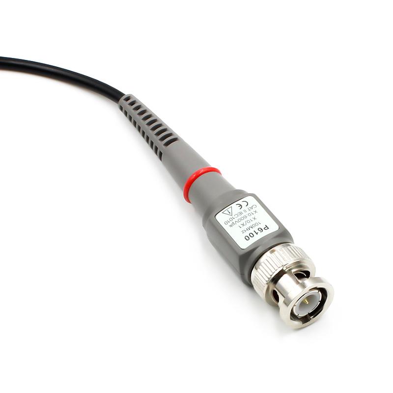 1PCS High Quality P6100 Oscilloscope Probe DC-100MHz Scope Clip Probe 100MHz