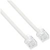 ELPA Telephone Cord, 6-pin 4-core/6-pin 2-core Compatible, 15m, TEW-T150