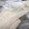 NEW Beige Crocheted Cotton Tassels Lace DIY Curtain Brow Sofa Set Hem Handmade Crafts Puppet Show Clothing Production Materials