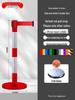 Retractable Queue Barrier Post with Belt