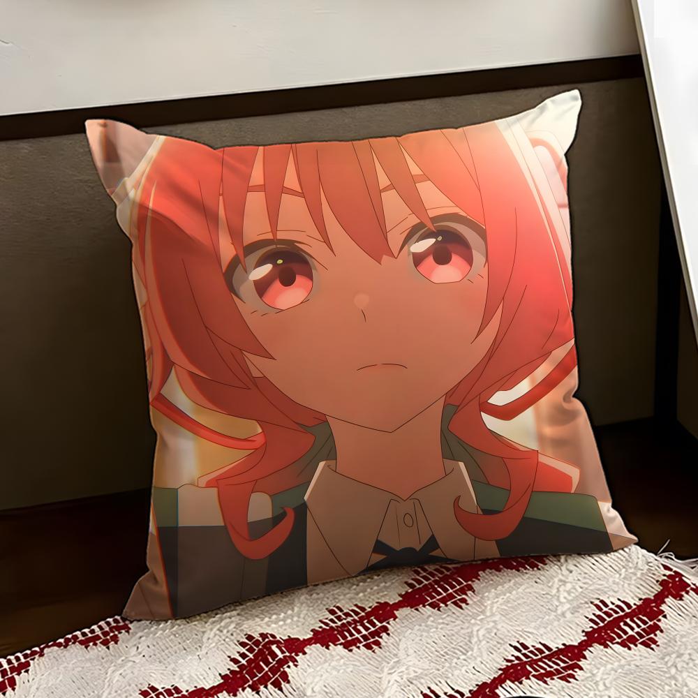 Animesan no enmusubi Cushion Cover Reversible Soft Durable Pillow Cover Home Car MultiScene Use for Daily Comfort