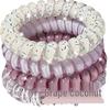 Korean Cute Coconut Polka Dot Hair Tie - Durable, High-Quality Summer Telephone Cord for a Fresh Daily Look.