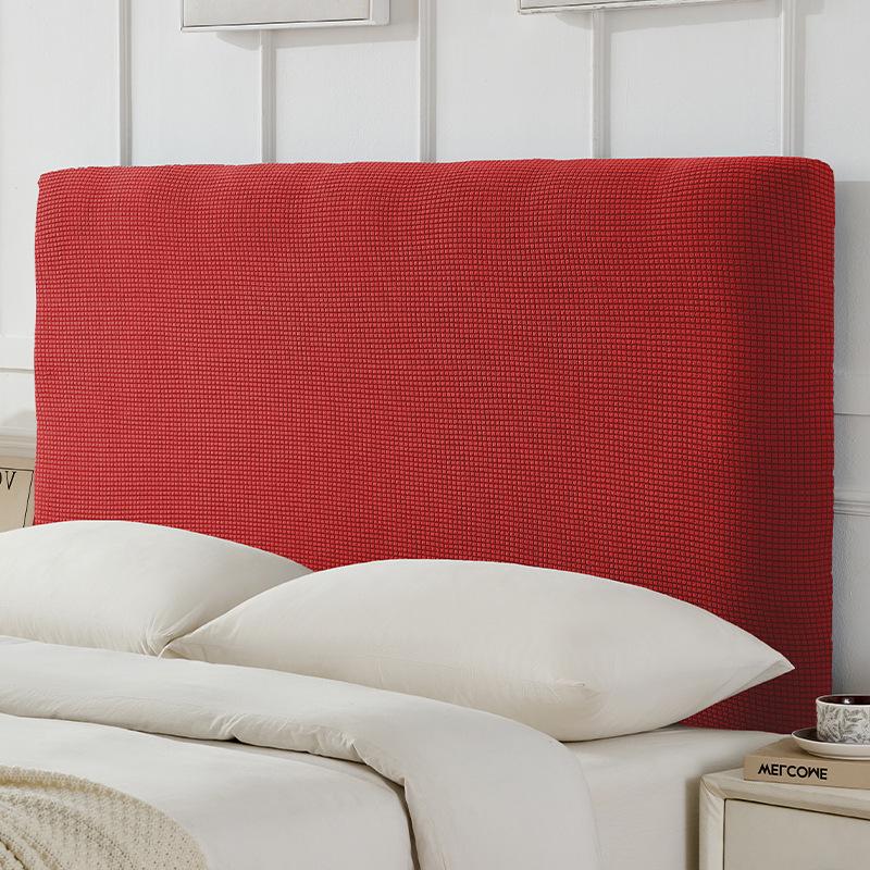 Jacquard Headboard Cover: Thickened, Dustproof, Non-slip, Wear-resistant, Elastic Slipcover & Backrest Protector