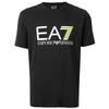EA7 Letter Print Casual Short Sleeve T-Shirt Men Tops Black 3HPT05-PJ03Z-1200