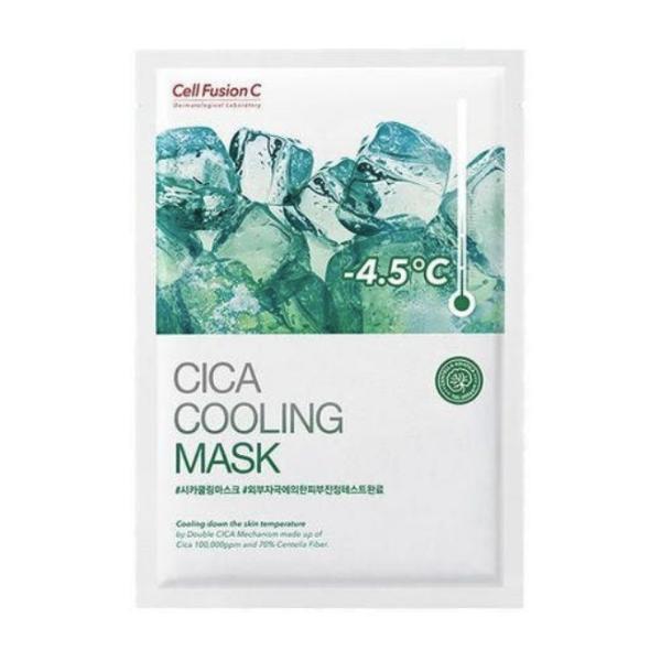 Cell Fusion C Post Alpha Cica Cooling Mask Soothing Hydrating Sheet Mask 5 Sheets