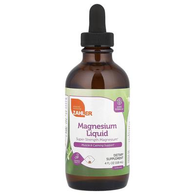 Flüssiges Magnesium, Geschmacksneutral, 118 ml (4 Fl Oz)