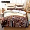 Building Famous Landscape Bedding Set For Bedroom Soft Bedspreads For Bed Home Comfortable Polyester Duvet Cover With Pillowcase