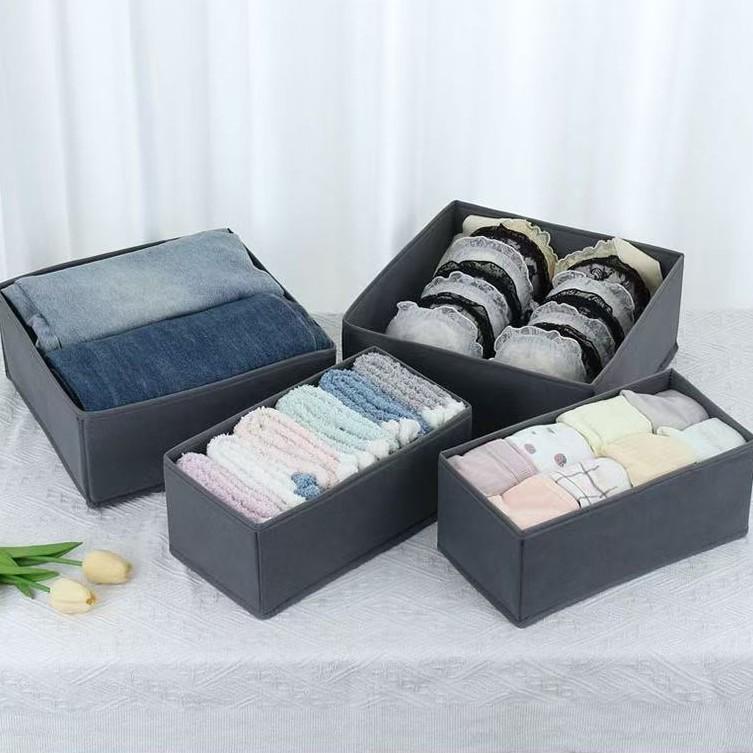 Foldable Non-Woven Fabric Wardrobe Drawer Organizer for Clothes and Underwear