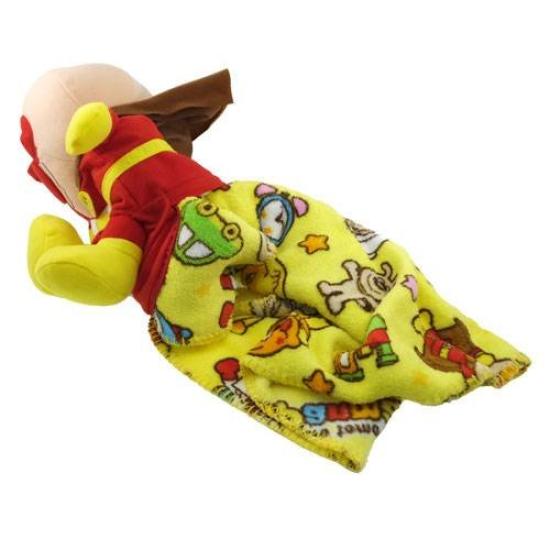 Anpanman Baikinman Blanket in Plush Toy Dokin-chan (Anpanman)