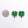 Bling Hologram Four-Leaf Clover Acrylic Pendant Keychain Material