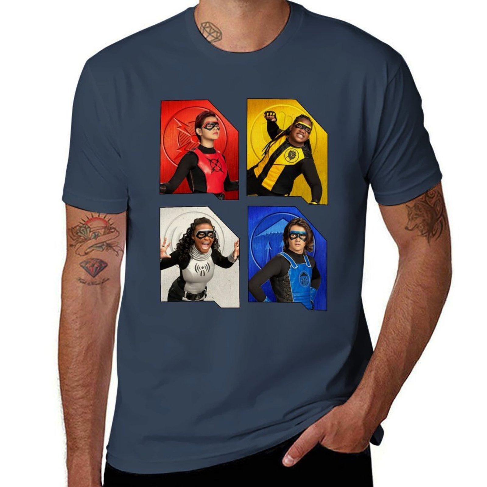 

Danger Force Cards TShirt Plus Size Short Sleeve TShirt S