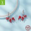 S925 Silver Dala Trojan Horse Pendant Red Wind Personality Diy Bracelet Beaded Accessories
