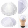 Satin Fabric Kippah Cap Smooth Surface Head Cover Durable Yarmulke Skullcap  Daily Wear