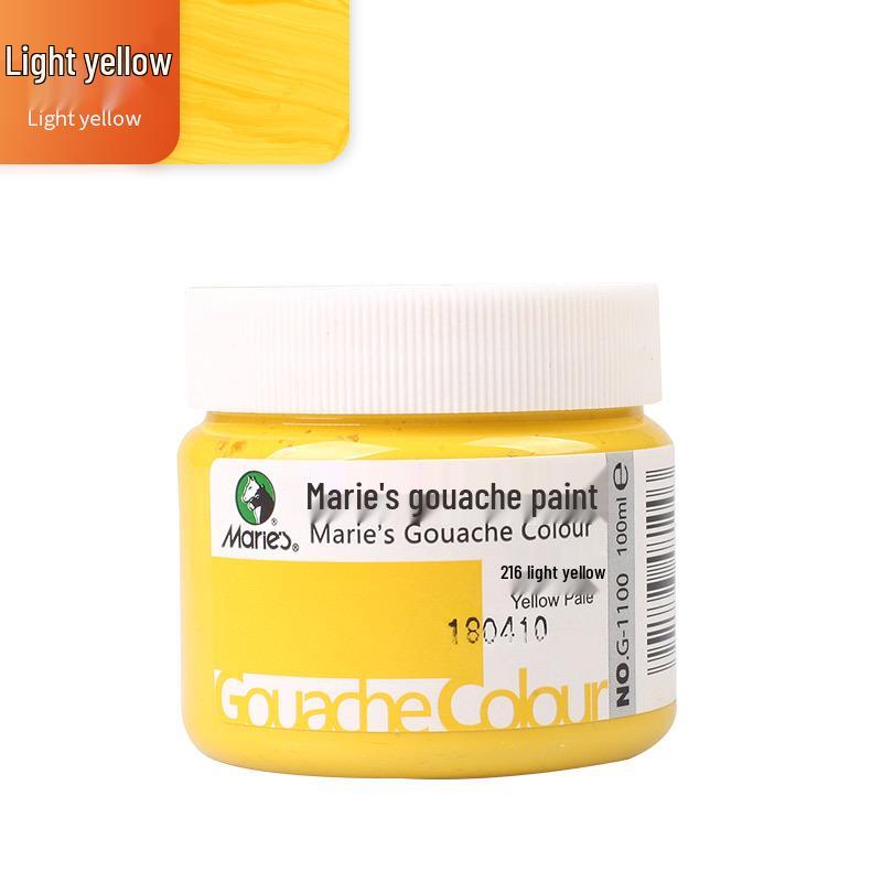 Mali Afwasbare Gouache Verf 100ml - Handgeschilderde Kleuren voor Kinderen en Studenten