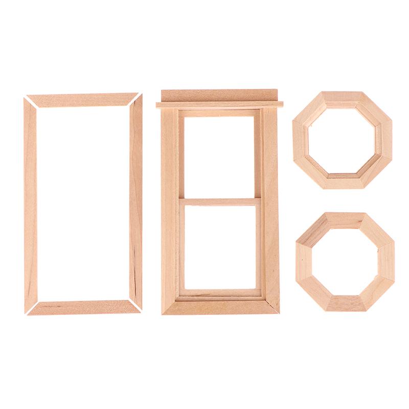 Miniature Dollhouse Square Window Star Anise Window Model Furniture Accessories