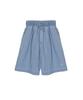 Nigaennikol Washed Banding Burmuda Denim Pants_Sky Blue