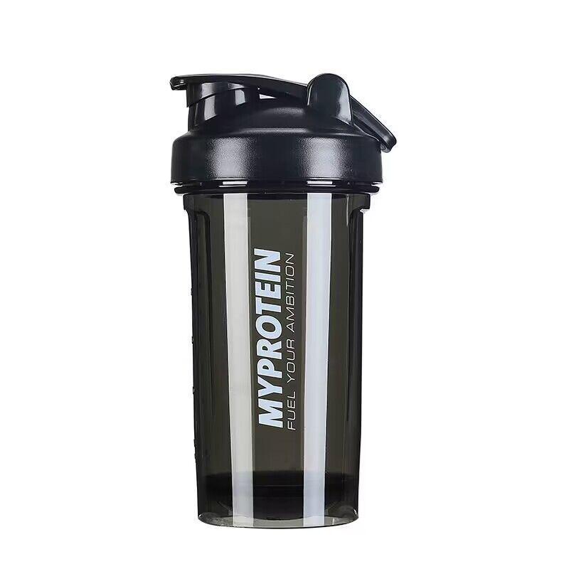 

Portable Direct Drink Protein Shaker Bottle - Single Layer, Simple Fitness Design, Cylindrical Sports Water Cup 500ml чёрный