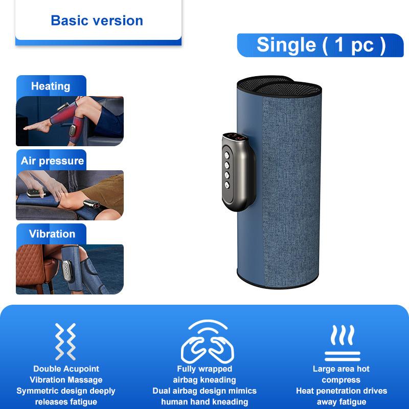 

Электрический массажер для икр, вибрационный массаж ног, массаж ног с воздушной компрессией, массаж ног с воздушным давлением, горячий компресс, расслабление мышц, облегчение боли