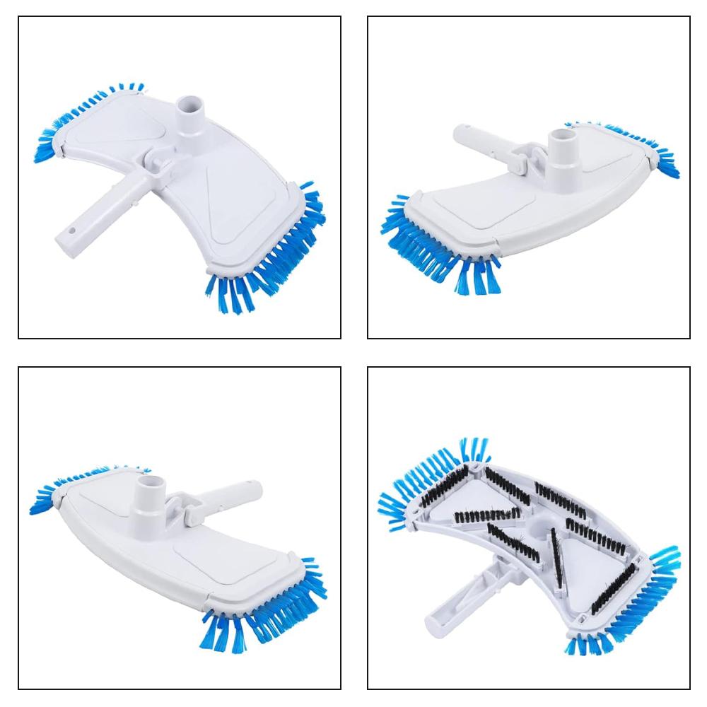 Swimming Pool Curved Vacuum Cleaner Suction Head Save Labour Bath Spas Hotel Shower Cleaning Brush Swimming Pool Cleaning Tools