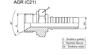 Końcówka Agr Dn25 1 1/4" Bsp S46