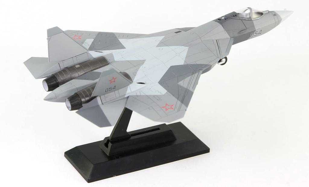SN Series Russian Air Force Fighter Jet Plastic Model Kit SN21 Pit-Road 1/144 Su-57 (Molded Color)