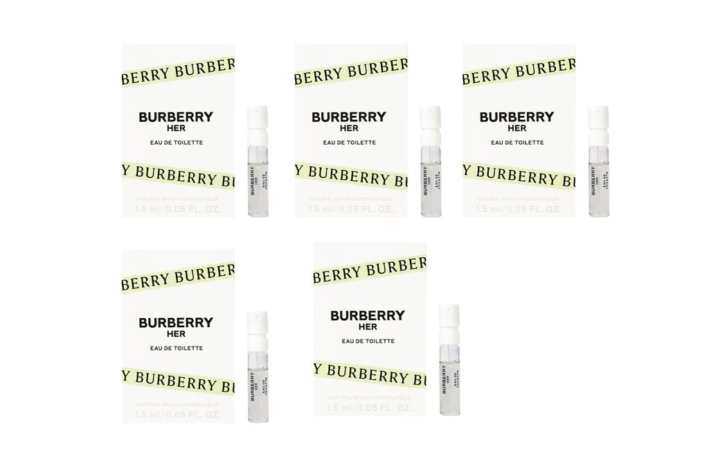 Burberry Flowers And Her Fruit Mini Perfume Sample Set Eau De Toilette 1.5ml/1.5ml*3