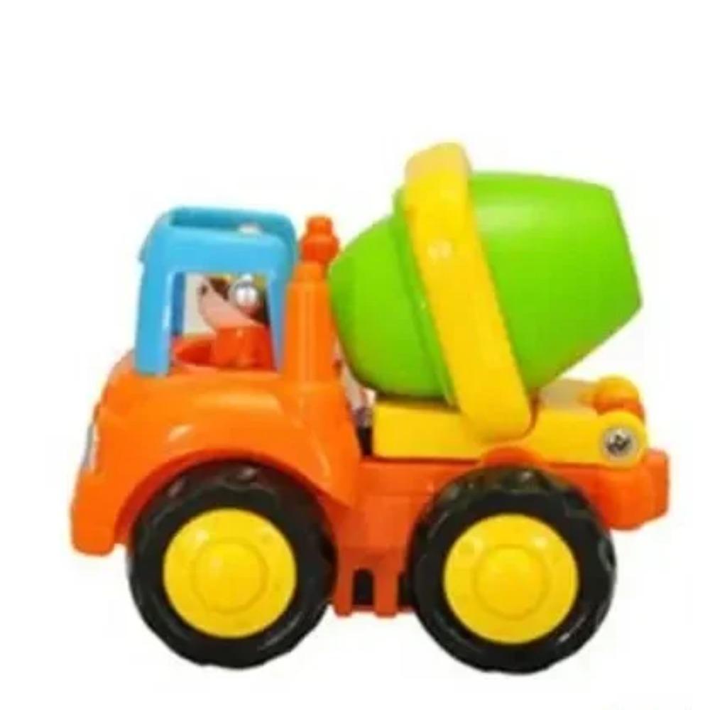 4 Stück/Set Auto Bunte Ingenieurteams Frühe Kindheit Pädagogisch Trägheitsschieben Planierraupe/Bauer Traktor Auto Spielzeug