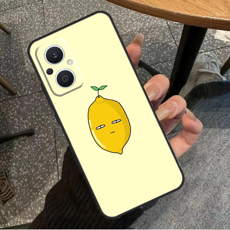 Lemon Fruit For OPPO Reno 14F 13F 12F 11F 10 11 12 13 14 Pro 7 8 Lite 8T OPPO Find X5 X6 X8 X9 Pro Case