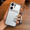 Luxury Big Window Phone Case with Lanyard for OPPO Reno13 F 4G/5G Premium Textured Casing