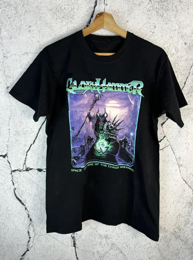 GloryHammer Band Rise of the Chaos Wizards Short Unisex Tee Cotton Shirt Unisex T-Shirt S