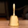 1pc Hand Shaking Copper Bell Meeting Reminder Bell Restaurant Serving School Activity Bell Temple Supplies Christmas Decorations