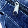Denim Tote PC Lots of Canvas [Eclairage] Bag, Jeans, Casual, Shopping, Commuting, School, Bag, Unisex, Plain, Pockets, (Indigo Blue)