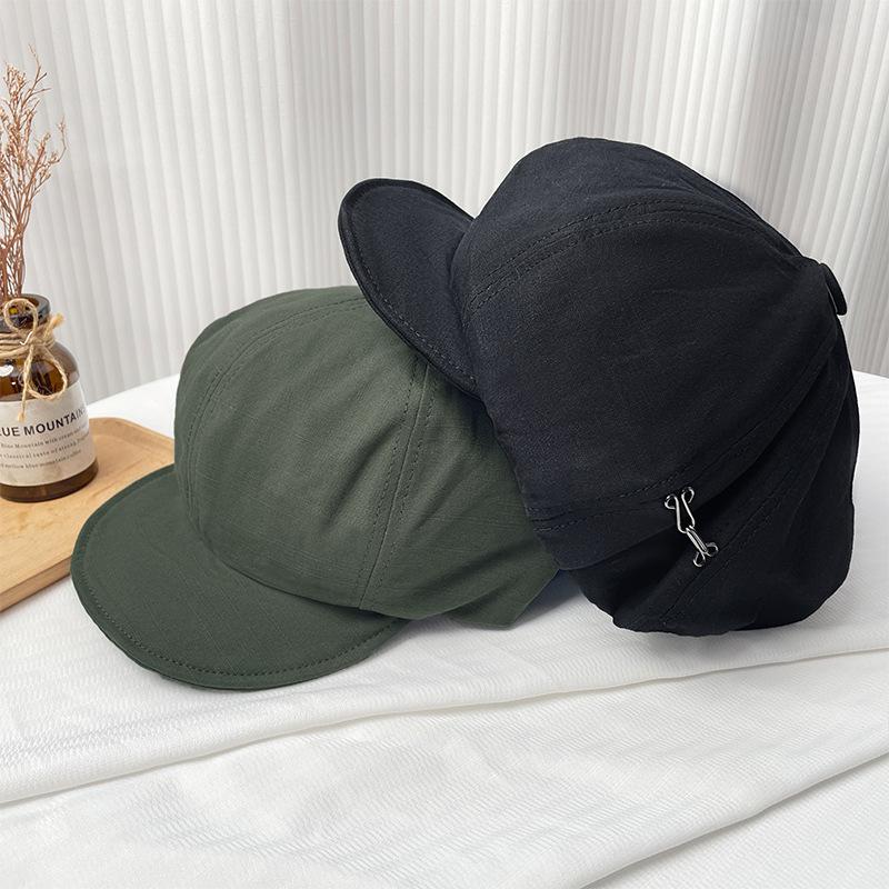 Advance Hat Women's Large Head Circumference Shows Face Small Japanese Artistic Painter Hat Retro Simple Versatile Cloud Beret