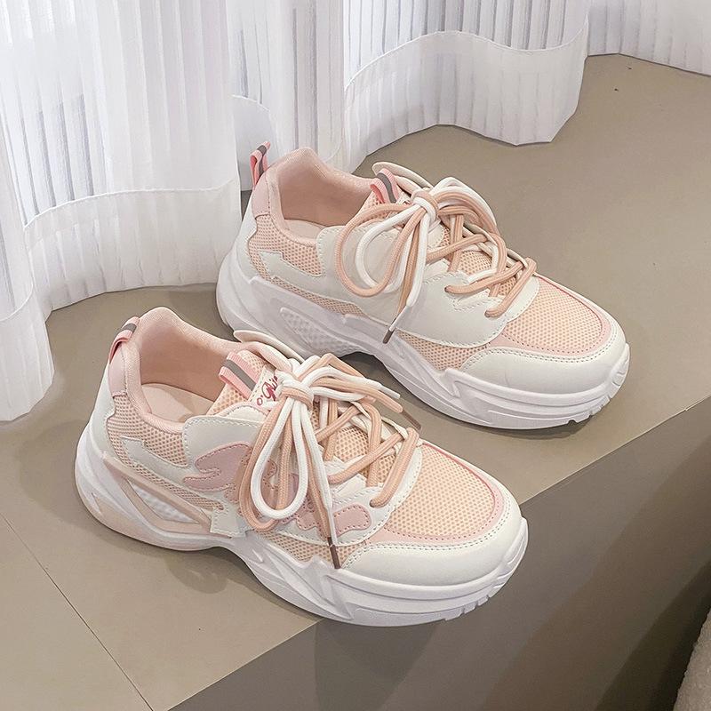 

МОДНЕ ВЗУТТЯ Чоловічі дихаючі спортивні кросівки Спортивне взуття для бігу Відкритий жіночий теніс Тренажер для тренажерного залу 41 рожевий