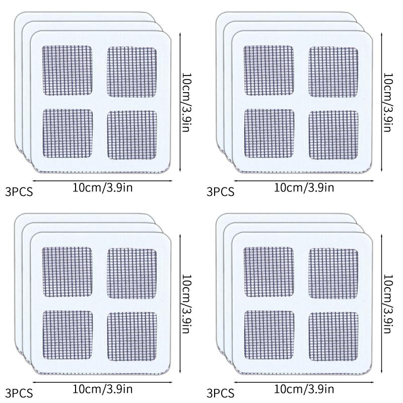 Fenster-Fliegengitter-Aufkleber Selbstklebender Aufkleber für Fliegengitterfenster Mückenpflaster für Fliegengittervorhang Beschädigter Reparaturaufkleber