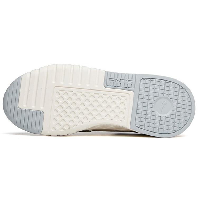 Anta Casual Abrasion Resistant Low top Skateboard Shoes Men's Gray 912138051-2