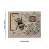 Beginner Embroidery Kit For Adults Embroidered Thread Hoop Needle Scissor Bee Pattern Animal Embroidery Kit For Sewing