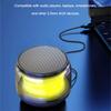 Mini Portable Bluetooth Speakers Wireless With Multicolour Lights, Stereo Pairing Desktop & Portable Wireless Speaker