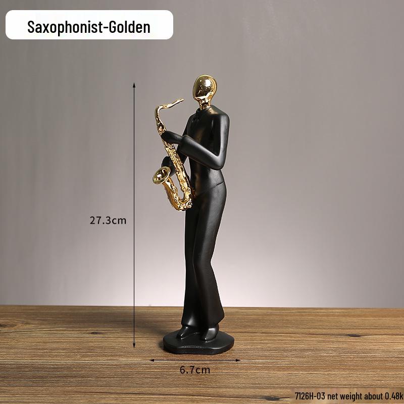 Elegant Figure Ornament: Light Luxury and Personality for Entrance, TV Cabinet, Wine Cabinet, or Study Decor