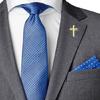 5 pezzi Spilla a croce versatile Distintivo religioso Accessorio cristiano Accessori per costume fatti a mano Regalo per cristiani