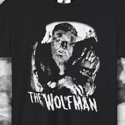 The Wolfman T-Shirt: Retro Horror Monster Unisex Tee